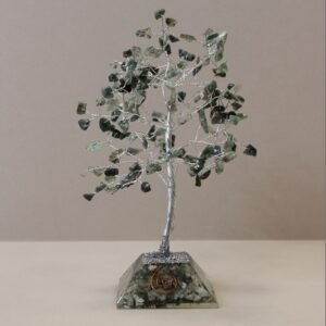 Moss Agate Tree with Organite Base - 160 Gemstone