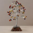 Multiple Gemstone Tree with Organite Base - 160 Gemstone