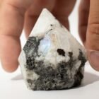 Rainbow Moonstone Polished Points - 5-6 pieces