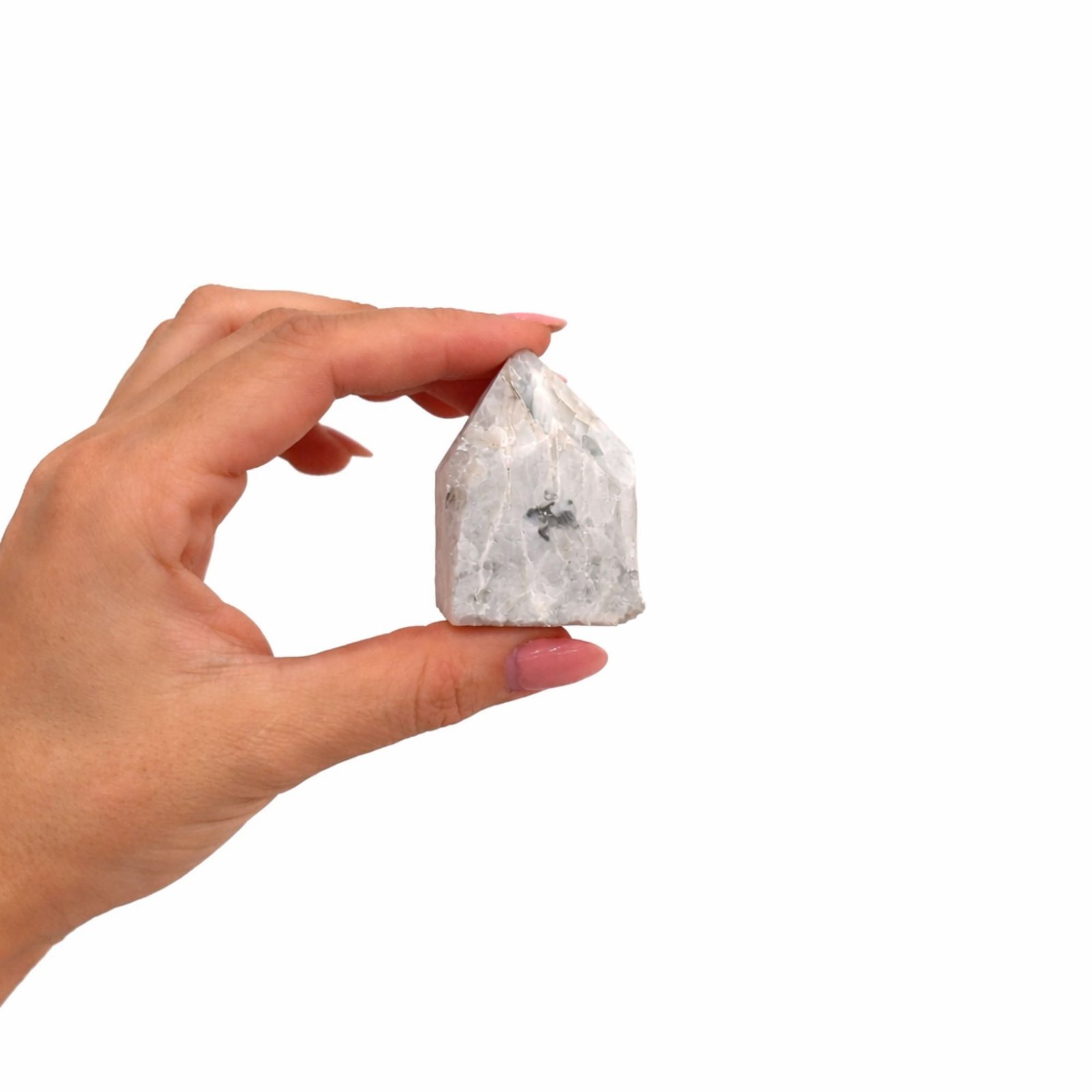 Rainbow Moonstone Polished Points - 5-6 pieces