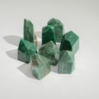 Indian Jade Crystal Points (Approx 8 Pieces)