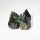 Green Aventurine Top Polished Crystal Points (Approx 5-6 Pieces)