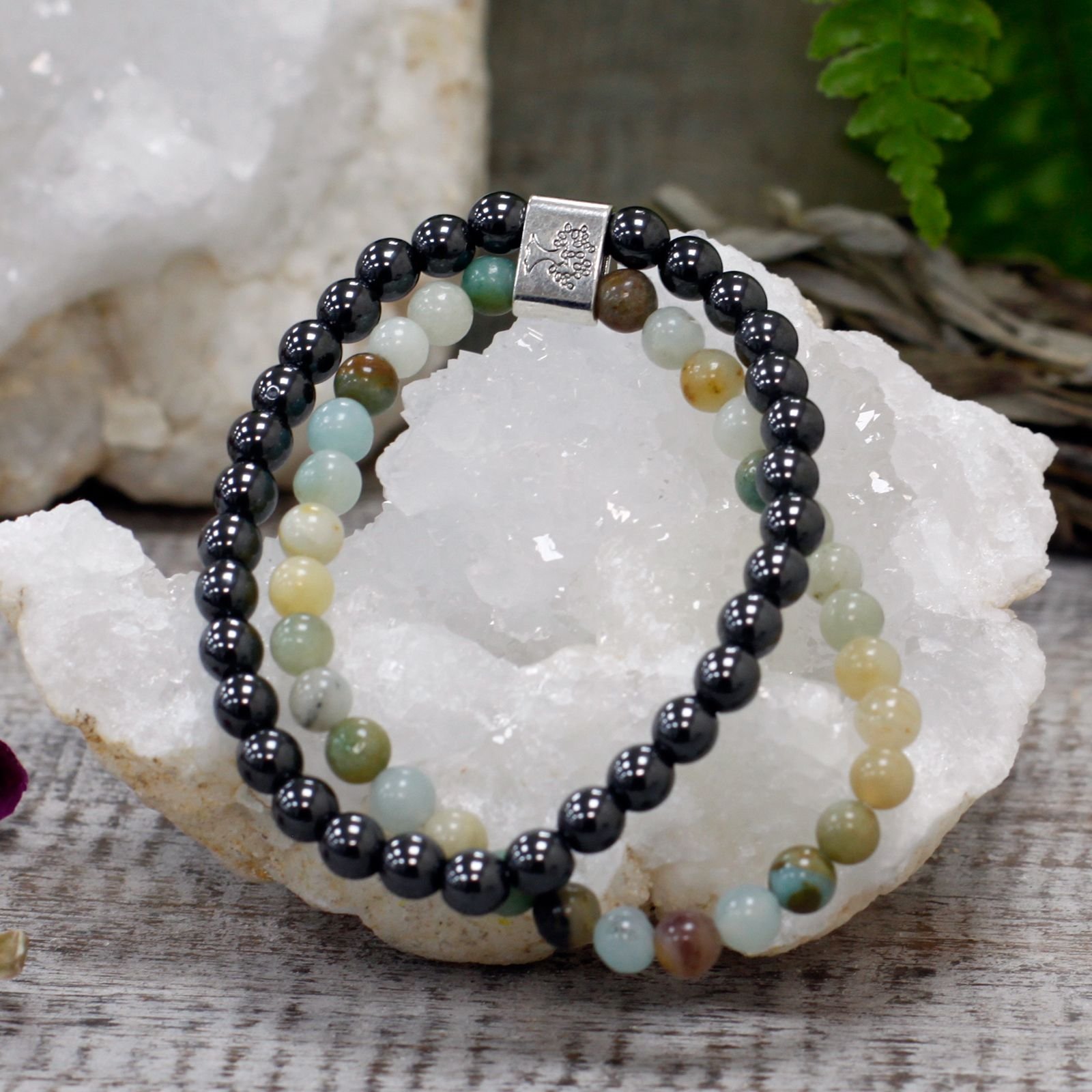 Amazonite Magnetic Gemstone Bracelet