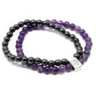 Amethyst Magnetic Gemstone Bracelet