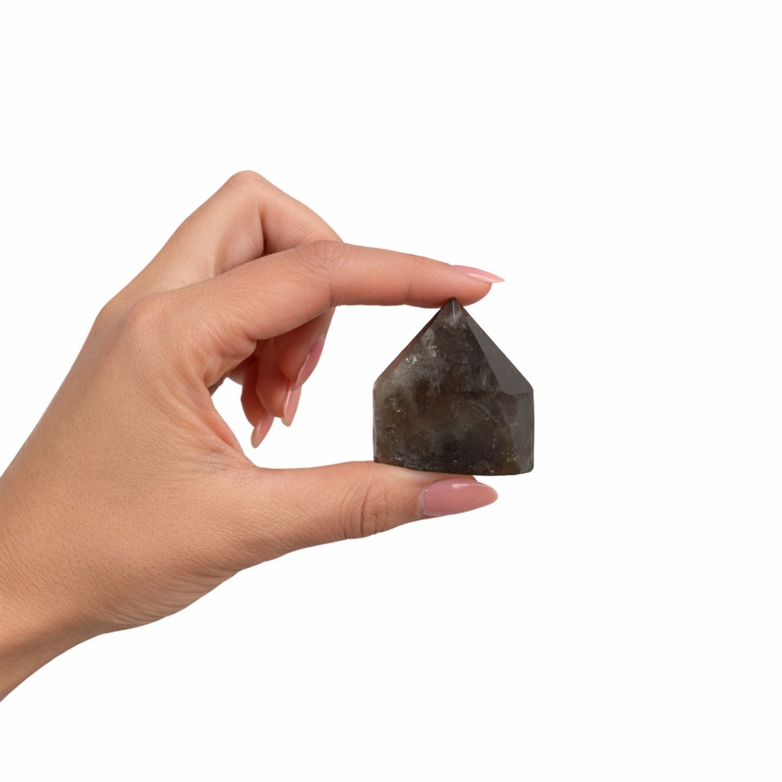 Smoky Quartz Top Polished Crystal Points (Approx 5-6 Pieces)
