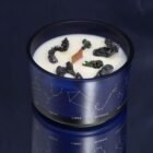 Cancer Candle with Gemstone Bracelet – Aquamarine, Smoky Quartz, Moonstone