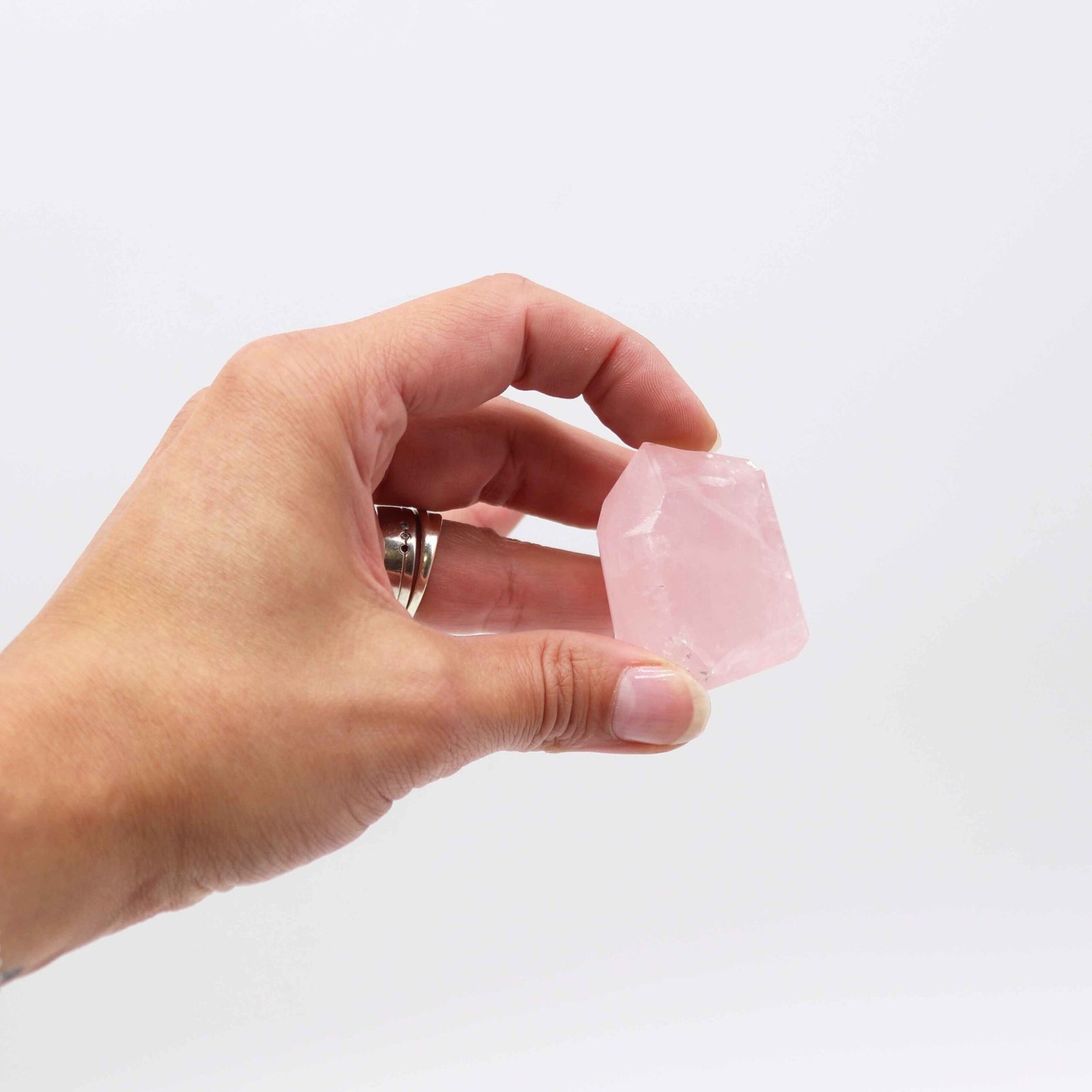 Rose Quartz Crystal Points (Approx 8 Pieces)