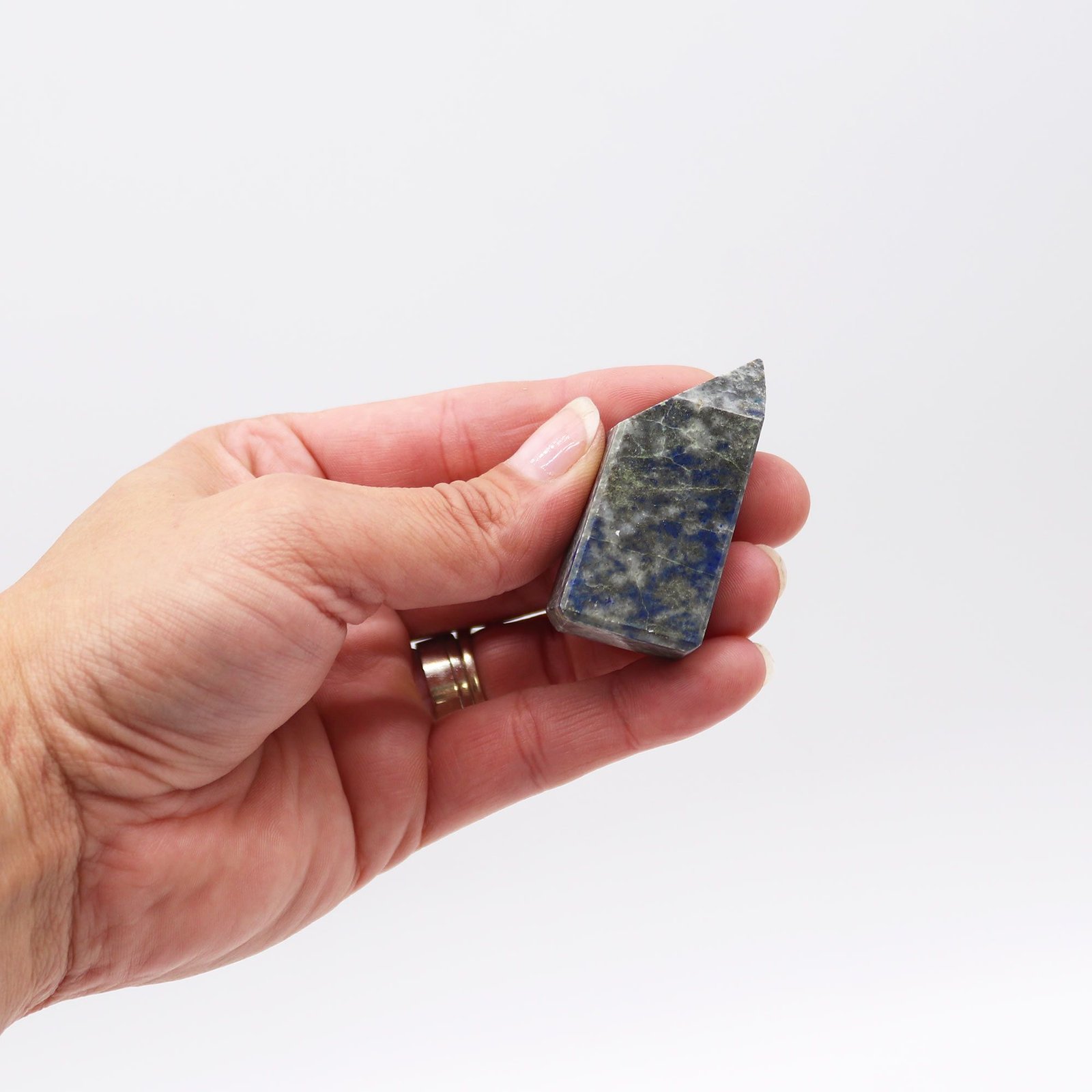 Afghan Lapis Crystal Points (Approx 6cm, 8 Pieces)