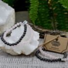 Rose Quartz Magnetic Gemstone Bracelet