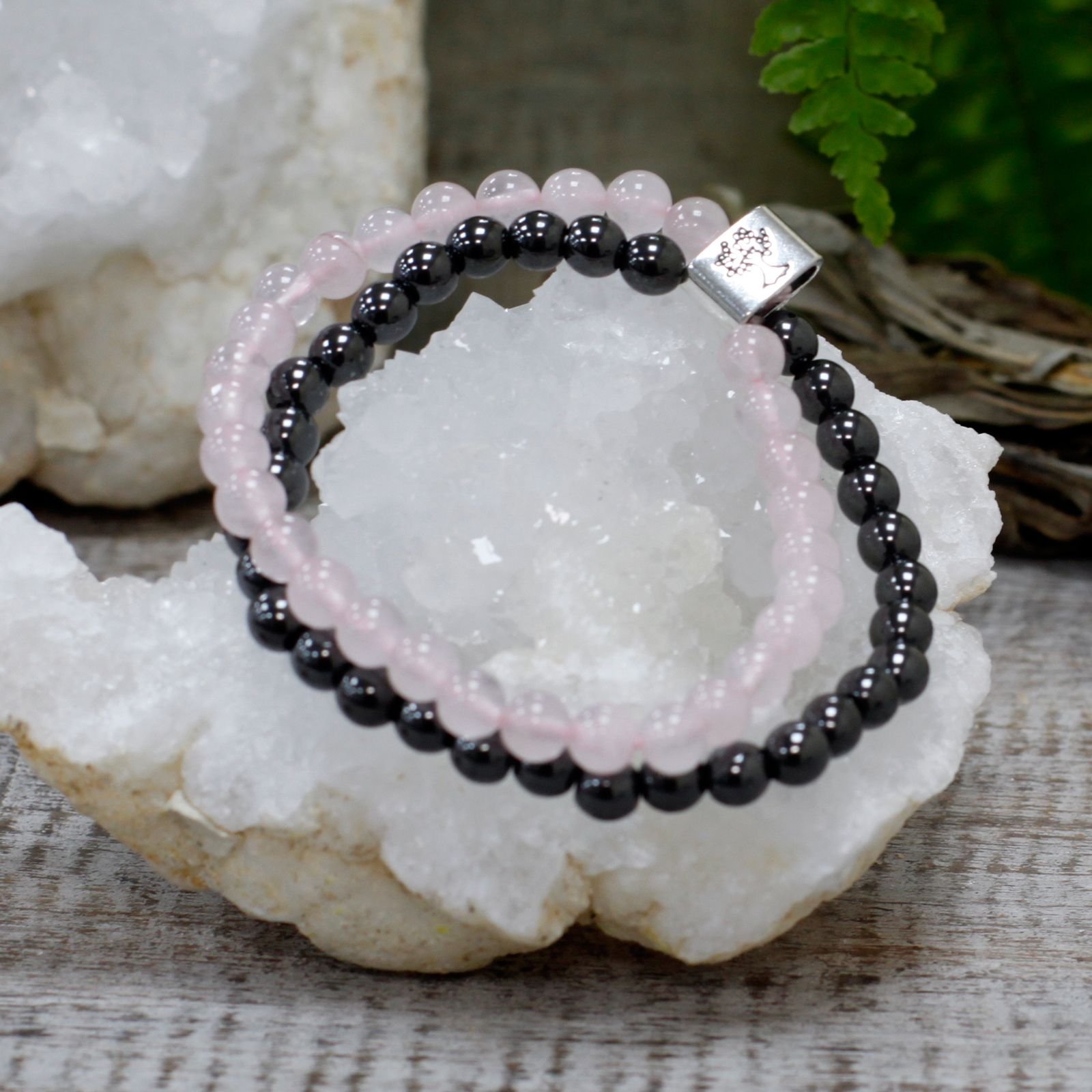 Rose Quartz Magnetic Gemstone Bracelet