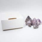Amethyst A Grade Top Polished Crystal Points (Approx 5-6 Pieces)