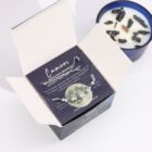 Cancer Candle with Gemstone Bracelet – Aquamarine, Smoky Quartz, Moonstone