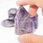 African Amethyst Crystal Points (approx 8 Pieces)