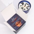 Leo Candle with Gemstone Bracelet – Tiger’s Eye, Carnelian