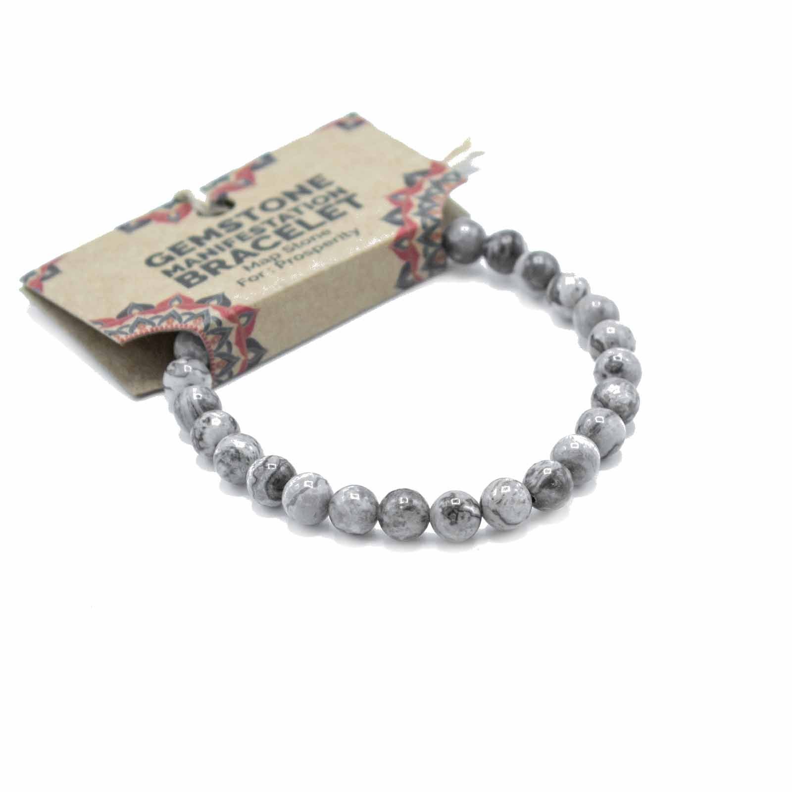 Map Stone Manifestation Bracelet - Prosperity